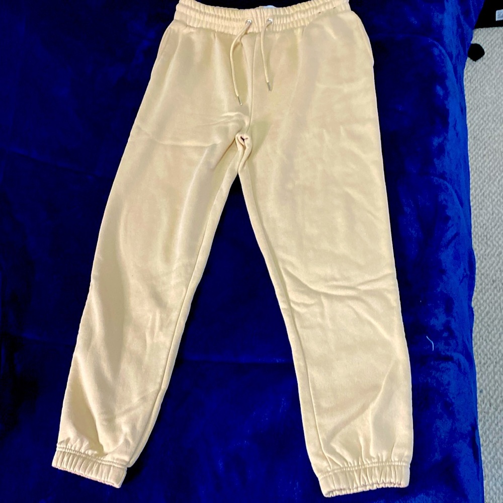 Tan sweat pants